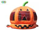 Fireproof Commercial Inflatable Pumpkin Jumping Castle Bounce Lightweight