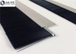Draft Seal Metal Channel Strip Brushes Bottom Window Door Stainless Steel