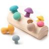 Buy cheap Kids Wooden Mushroom Picking Toys Rainbow Blocks DIY 3D from wholesalers