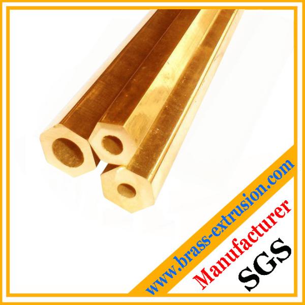 Buy cheap brass hexagon hollow rod from wholesalers