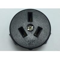Buy cheap White Or Black PC Wall Argentina Electrical Sockets 3 Poles Female Round Single product