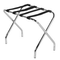 Buy cheap Chrome Folding Metal Tubular Luggage Case Hotel Display Stand product