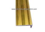 L Shaped Straight Edge Aluminum Stair Nosing With Good Slip Resistance