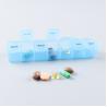 Buy cheap Portable Long Plastic 7 Grid Weekly Pill Box Organizer With Clear Lid from wholesalers