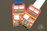 Soft Enamel Races Sports Metal Award Medals 2D Level Element 70*3MM