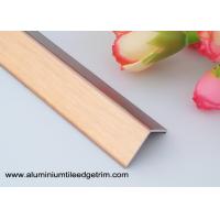 Buy cheap Brushed Anodized Rose Gold Aluminum Corner Guards With 1.5mm Thickness product