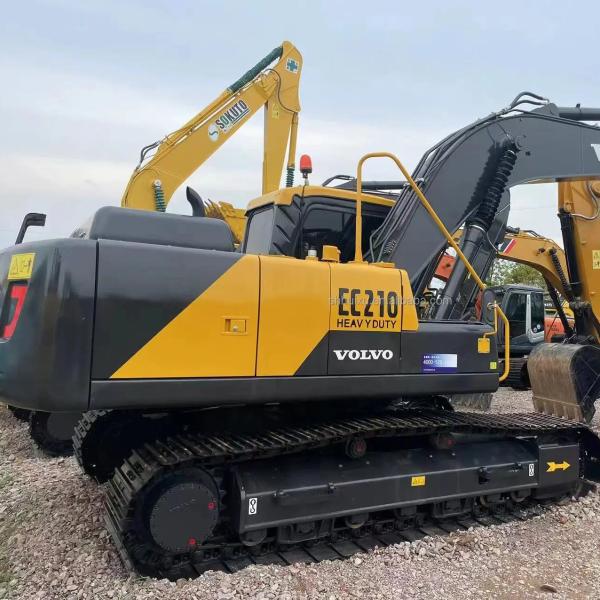 Used hydraulic crawler excavator used excavator volvl EC210 machinery factory