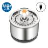 Buy cheap Pet Water Fountain 2.5L Volume Stainless Steel Material No Time Setting Nozzles Included from wholesalers