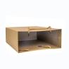 Buy cheap Brown Kraft Paper Shopping Bags Offset Printing Apparel Paper Bag Customized Logo from wholesalers