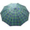 Buy cheap BSCI 8mm Metal Shaft Three Folding Umbrella Green Check Pattern For Men from wholesalers