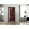 Buy cheap Unfinished Solid Wood Doors Single / Double Glazed Glass For Interior Room from wholesalers