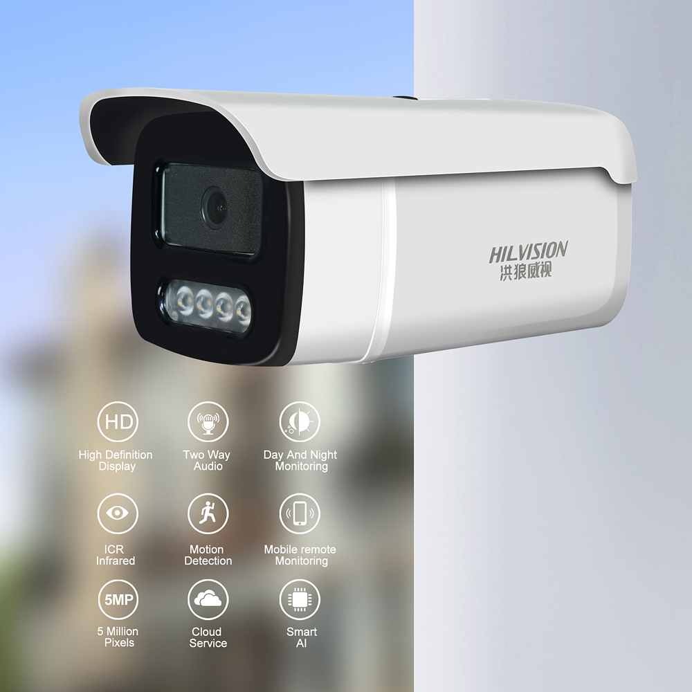 4mm/6mm HD Lens C2250TQ-10J Poe Black Light Full Color Network Camera for All-Weather
