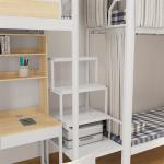Modern Furniture Student Bunk Bed School Dormitory Bunk With Desk Support