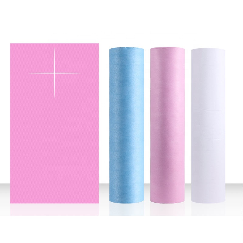 Salon Hotel Plain Dyed 300TC Disposable Bed Cover Roll
