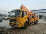 Buy cheap DONGFENG Hydraulic Platform Truck , Vehicle Mounted Work Platforms 360°Slewing Angle from wholesalers