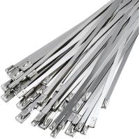 Buy cheap Self Locking Stainless Steel Ball Tie Straps For Telecom / Traffic Lights / product