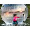 Buy cheap Transparent Family Amusement Inflatable Walk On Water Ball 1.0mm PVC / PTU Ball from wholesalers