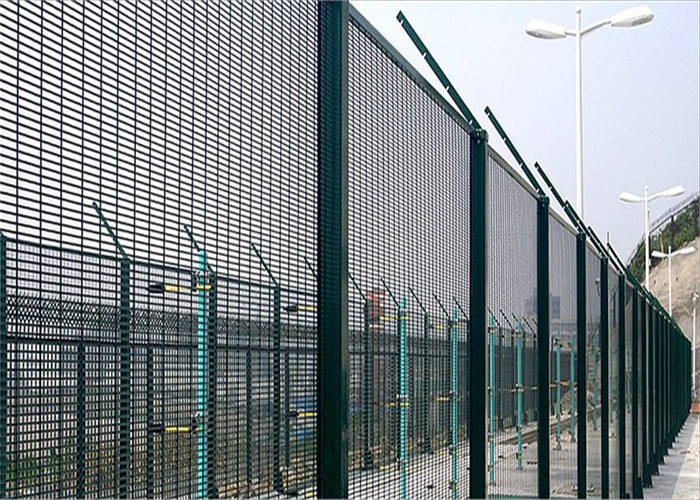 1.5m Size 358 Wire Anti Climb Mesh Fence Powder Coated Security