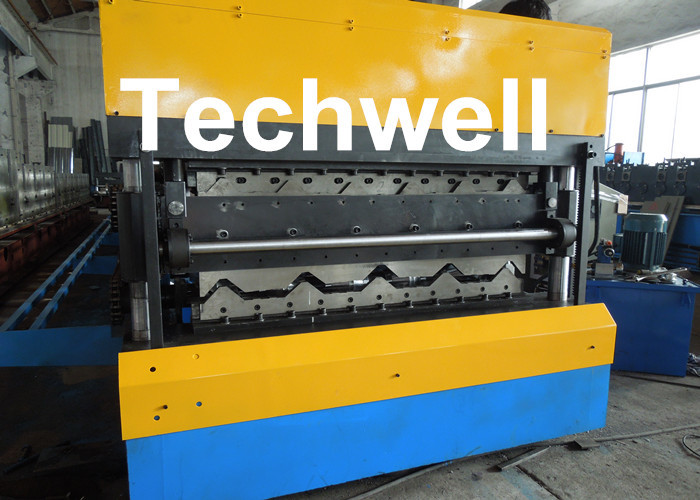 0 - 15m/min Forming Speed, PLC Control Dual Level Roll Former For Two Roofing