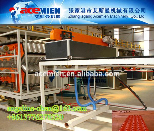 Buy cheap Automatic plastic pvc glazed tile roofing sheet production line equipment from wholesalers