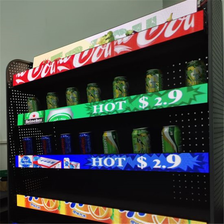 Supermarket SMD1515 P1.875 COB LED Shelf Display 1200nits