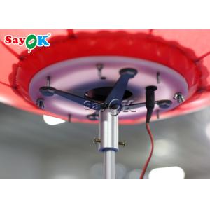 Buy cheap 0.8m Inflatable Backpack Balloon LED Walking Advertising Ball For Advertising from wholesalers