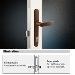 Certifire Stainless Steel Mortice Door Lock for Fire Door 4 hour EN1634 Fire