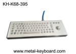 70 Keys Rugged Industrial metal computer keyboard with 25mm trackball