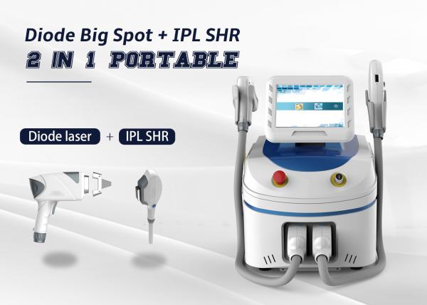 Buy cheap Portable 2 In 1 Permanent Laser Hair Removal Device Skin Rejuvenation E Light from wholesalers