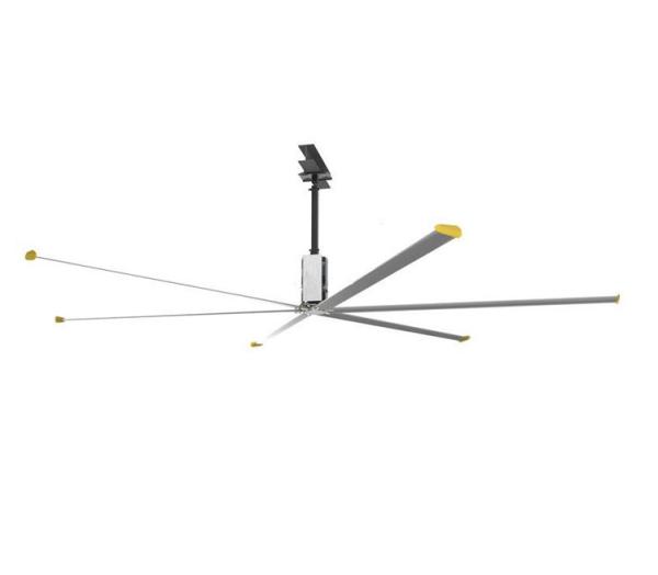 Energy Saving 2500mm Industrial Big Ceiling Fan Silent High Volume Low Speed For