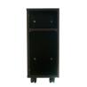 Buy cheap Black Walnut Wooden Occasional Tables Two Shelves Storage With Movable Wheels from wholesalers