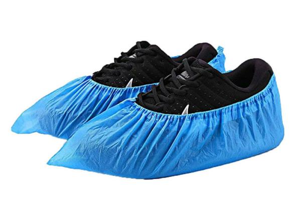 Buy cheap Transparent Waterproof PE Medical Shoe Cover High Stretchability from wholesalers