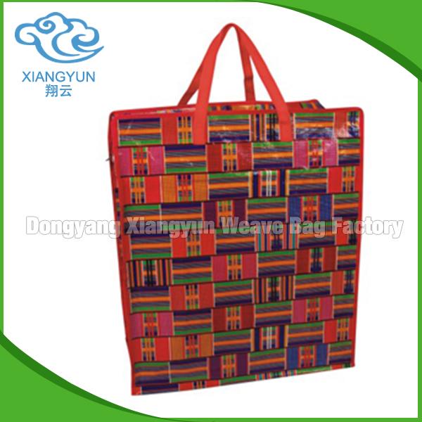 customized logo designs printing pp shopping bags zip shopping bags