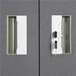 Easy Assemble Home 0.6mm Cam Key Security Grey Steel Wardrobe
