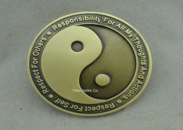 Buy cheap Die Struck Personalized Coins , Transparent Enamel Brass Material Police Coin from wholesalers