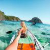 Buy cheap Plastic See Through Kayak Crystal Bottom 6mm Thickness Durable With Paddles from wholesalers
