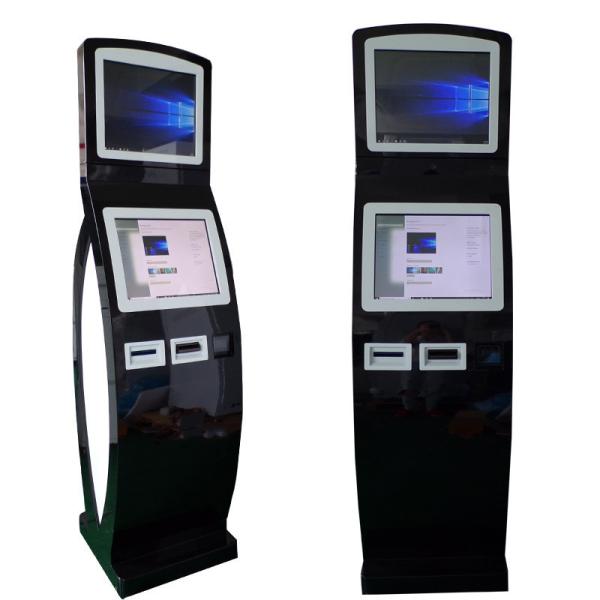 Buy cheap Dual Screen 17 - 19inch Self Service Cash Payment Kiosk from wholesalers