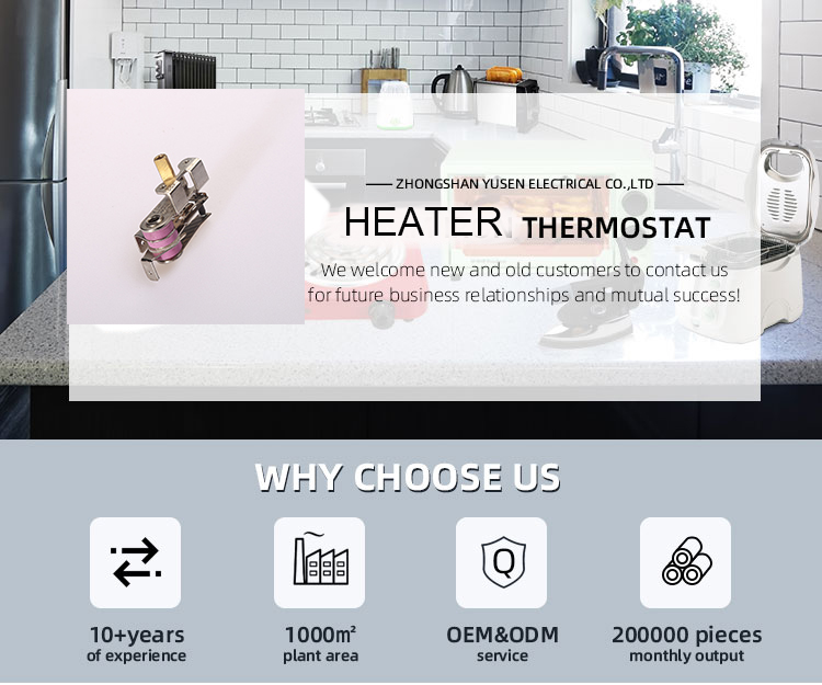 CUL 125V/16A Voltage Current Bimetal Thermostat KST 220 for Other Home Appliance Parts