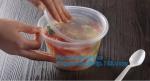 disposable cornstarch convenience takeaway plastic food bowl,BPA free bamboo