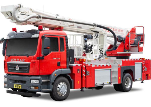 Buy cheap Sinotruk SITRAK 32m Rescue Aerial Platform Fire Fighting Truck from wholesalers