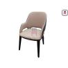 Buy cheap Micro Fiber Leather Wood Restaurant Chair Upholstered No Folded With Armrests from wholesalers