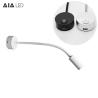Buy cheap IP40 wall mounted bedside wall light USB 3W hotel &flexible snake led reading light for villa decoration from wholesalers