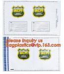 Bank Tamper Evident Security Bag/Secure Courier Bag Wholesaler/Clear Plastic
