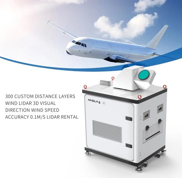Buy cheap 300 Custom Distance Layers Wind Lidars 3d Visual Direction Accuracy 0.1m/S Rental from wholesalers