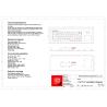 Buy cheap IP67 71 Keys Industrial Membrane Keyboard With Touch Pad Antistatic Keyboard Front Panel Mountrd -40℃ from wholesalers