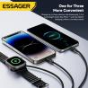 Buy cheap TPE USB A To USB C + L + Watch Cable 3 In 1 Charging Cable 3A ES-X60 Series from wholesalers