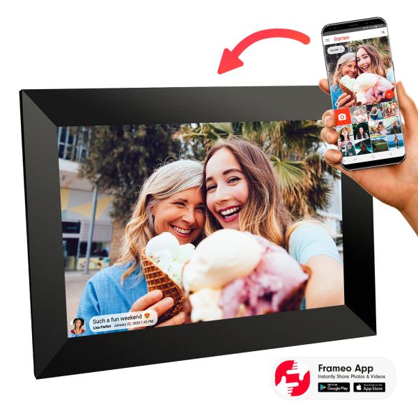 Buy cheap 10.1 inch Digital Picture Frame, Share Video Clips and Photos Instantly via E-Mail or App from wholesalers