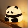 Buy cheap Cute Panda Led Light Usb Rechargeable Portable Night Lamp Touch Light kids table lamp Silicone Night Light For Kids from wholesalers