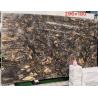 Buy cheap Luxury Modern Polished Black Gold Veins Quartzite Stone Brazil Natural Cosmic Black Granite Vanity Top Kitchen Bathroom Villas from wholesalers