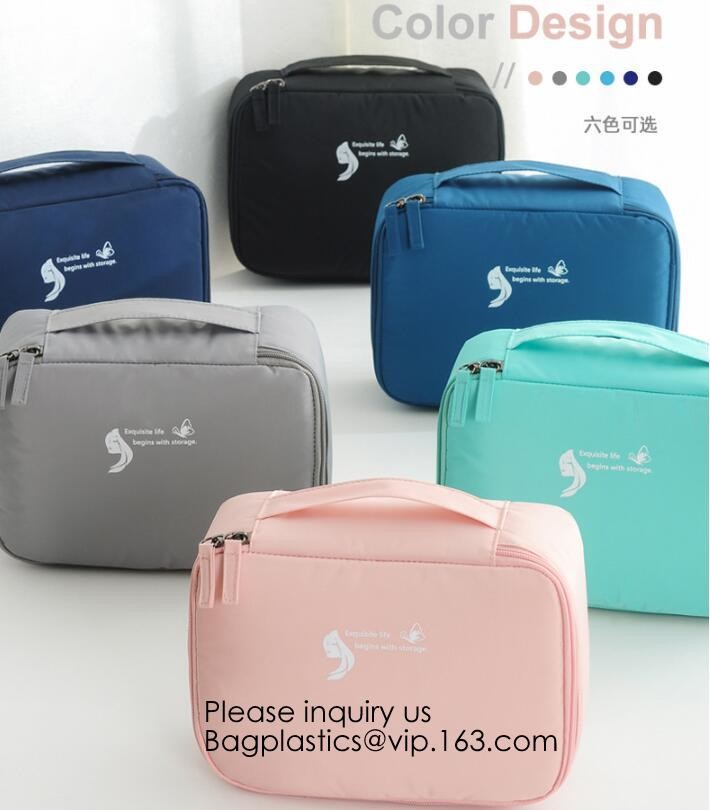Factory Price Multifunction Customized Design Travel Washing Waterproof Womens Toiletry Bag, canvas toiletry bag